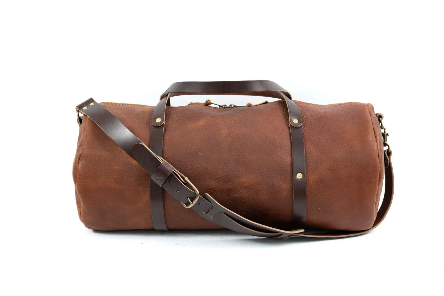 WILLIAM LEATHER DUFFLE BAG