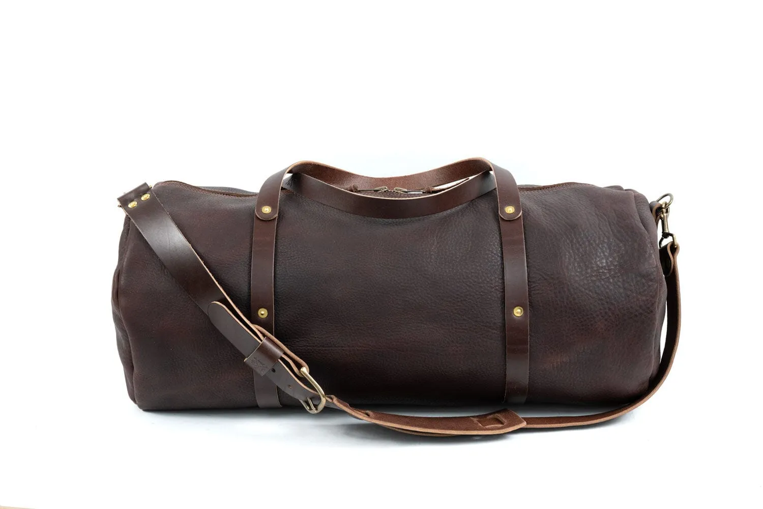 WILLIAM LEATHER DUFFLE BAG