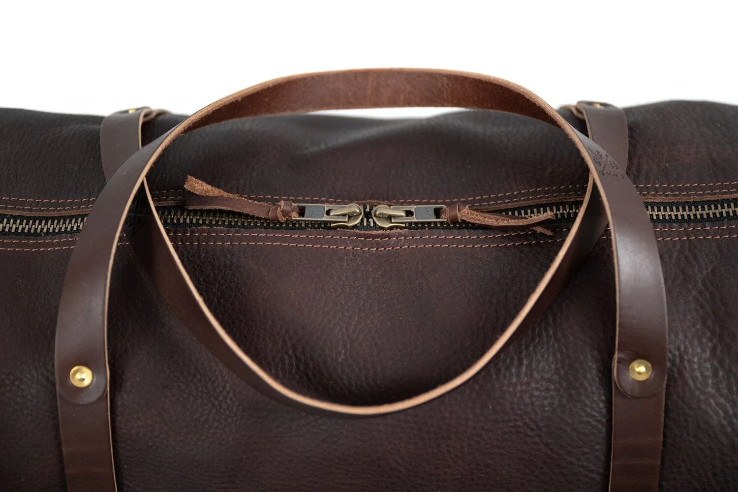 WILLIAM LEATHER DUFFLE BAG