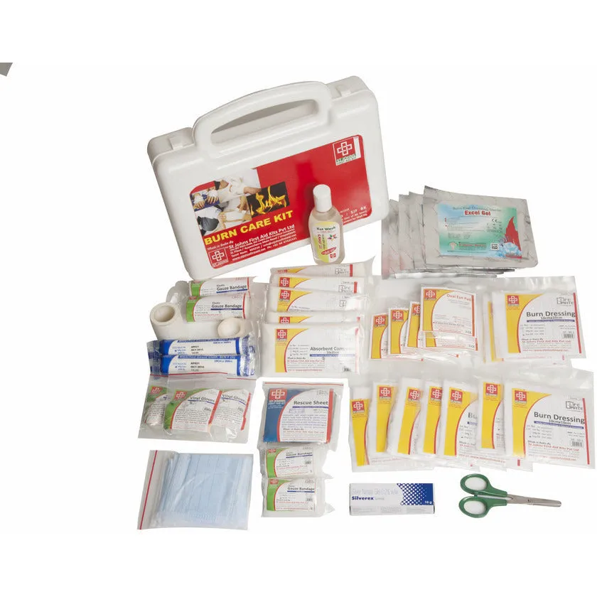 Workplace First Aid Kit Large - Plastic Box Wall Mounted - 155 Components - SJF P2 - St Johns First Aid Kit